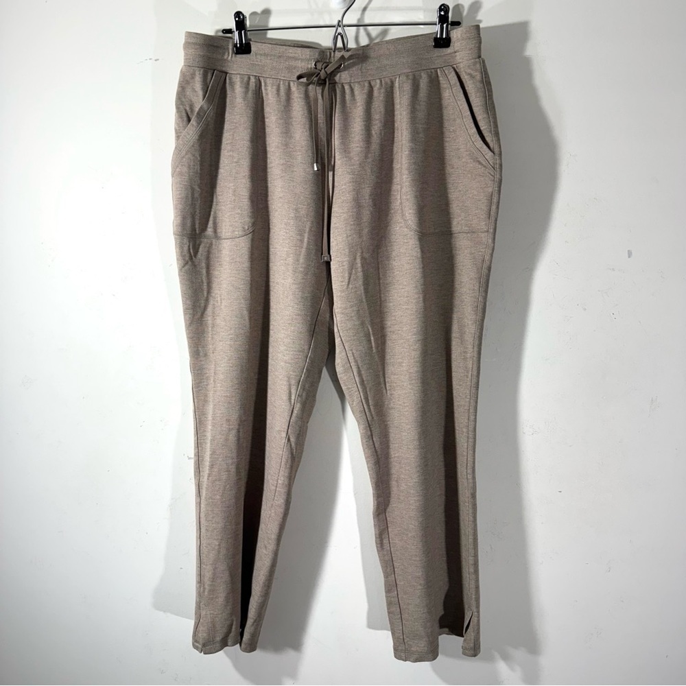 2/$35 Isaac Mizrahi SOHO Knit Drawstring Pants Sz L A351125 - Picture 2 of 12